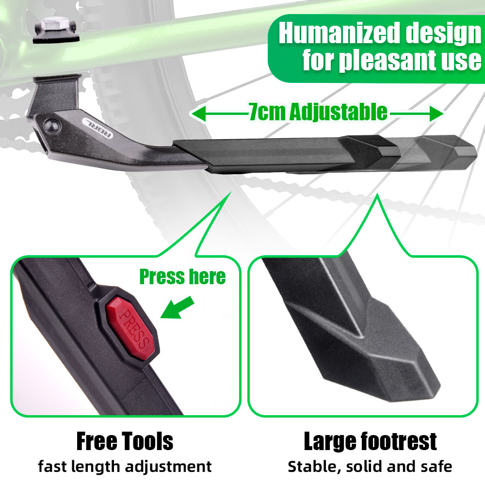 Bicycle Kickstand - RBRL MTB Bisiklet Kickstand Ayarlanabilir Yükseklik