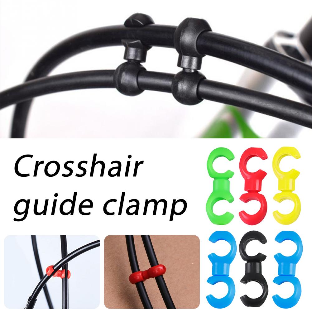 Cycling Gear Guide - 10 adet Bisiklet Kablo Klipsi Bisiklet