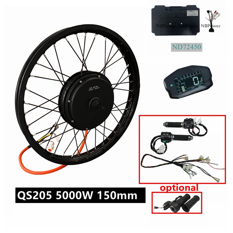 Cycling Gear Display - NBpower/QS205 V3 72v 5000W E-bisiklet kiti