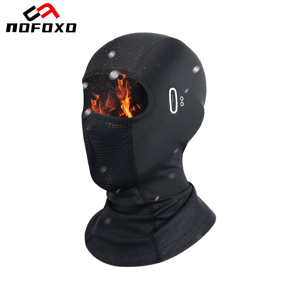 Cycling Gear For Winter - NOFOXO Kış Motosiklet Sürme Yüz Maskesi