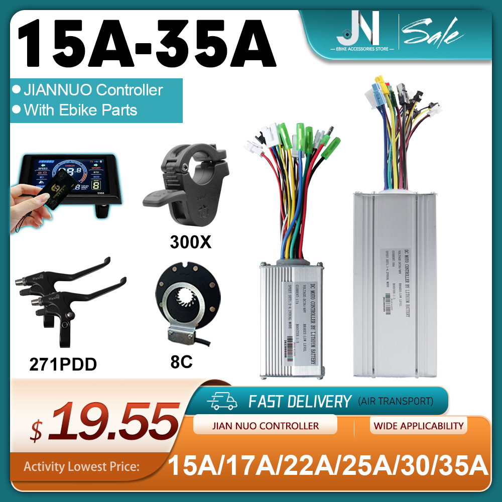 Cycling Gear Display - Elektrikli Bisiklet JN 36V/48V 15A/17A/22A/25A/30A/35A Sinüs