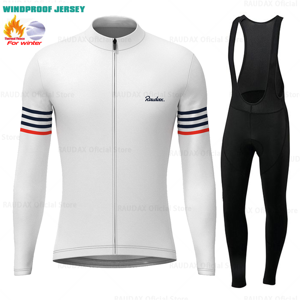 Cycling Gear For Winter - Raudax kış rüzgar geçirmez polar Jersey