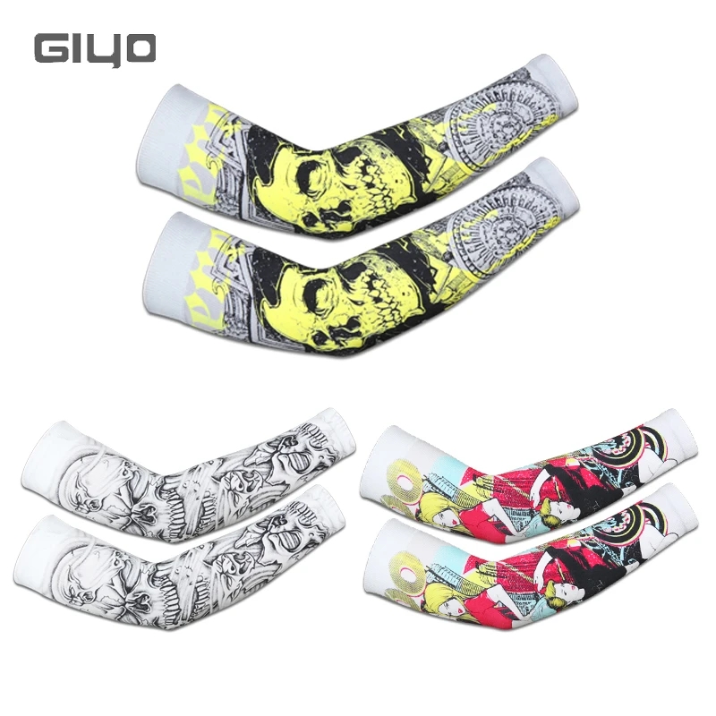 Cycling Gear Lycra - GIYO Buz Kumaşı Koşu Kol Isıtıcıları