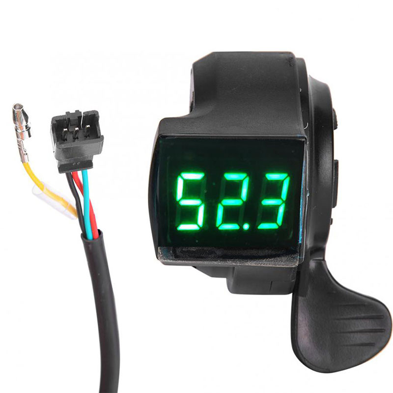 Cycling Gear Display - Elektrikli bisiklet e-bisiklet başparmak gaz lcd