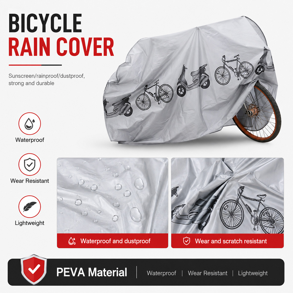 PINMOAP Evrensel Bisiklet Yağm - Cycling Gear Bag incelemesi ve fiyatı