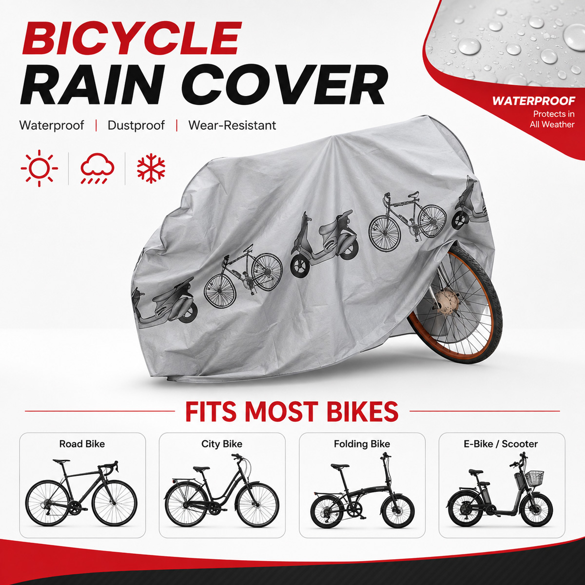 PINMOAP Evrensel Bisiklet Yağm - Cycling Gear Bag incelemesi ve fiyatı